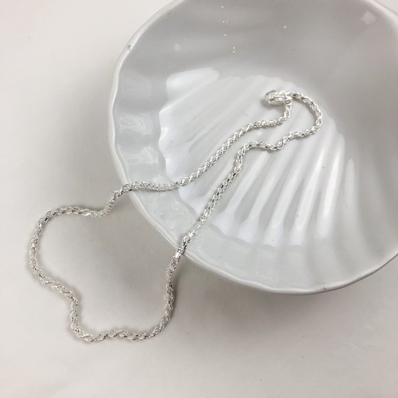 Stylish Rope Chain Sterling Silver Made in Italy 925 Rope Chain – Width 2.8mm - Picture 7 of 8